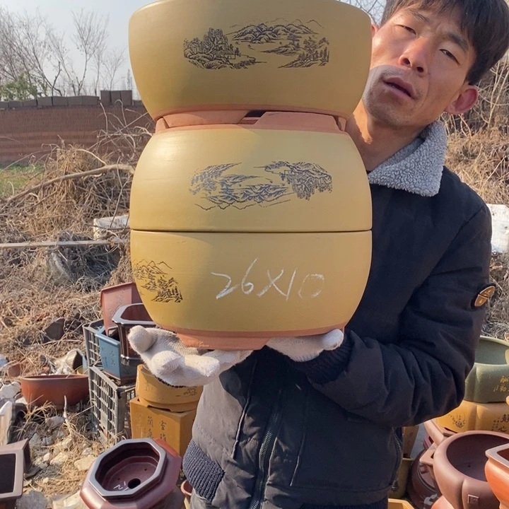 紫砂花盆紫砂特价包邮新款