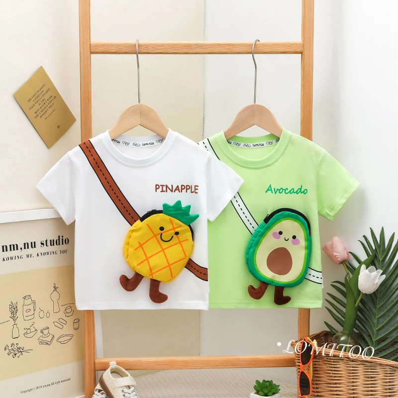 2025夏季新款水果小包短袖短袖T恤9561