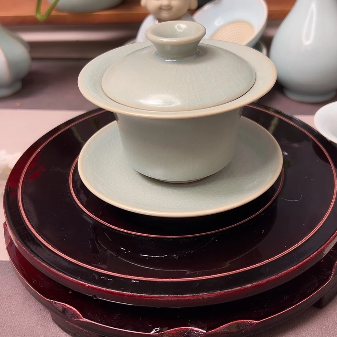 陶茶*蛋汝州市原产地原矿釉汝瓷