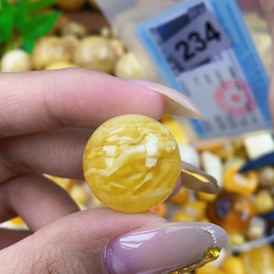 琥珀未镶嵌珠宝奇石2.0粉