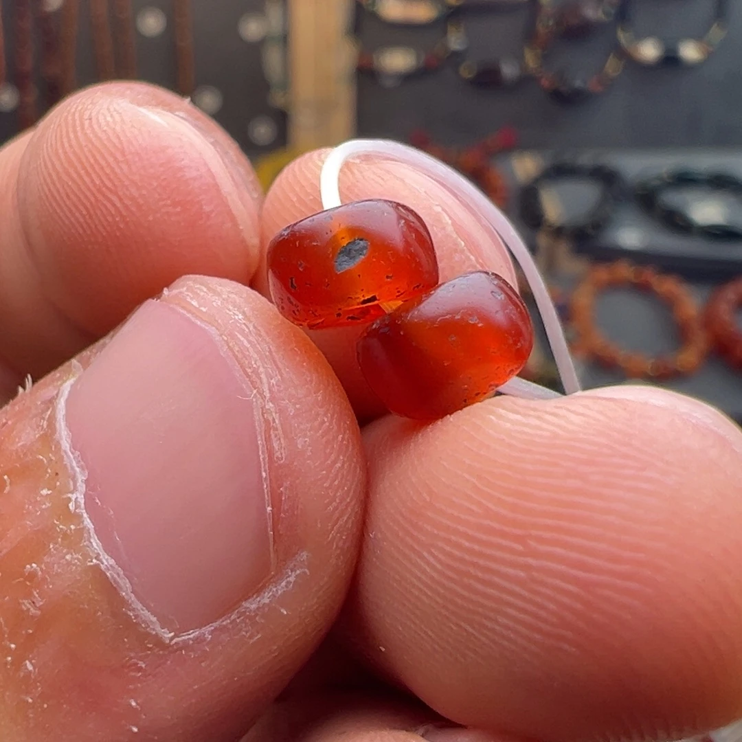 玛瑙/玉髓合金颈饰