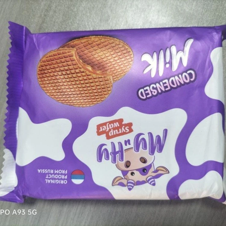 老亚 牛奶焦糖拉丝饼干120g/袋