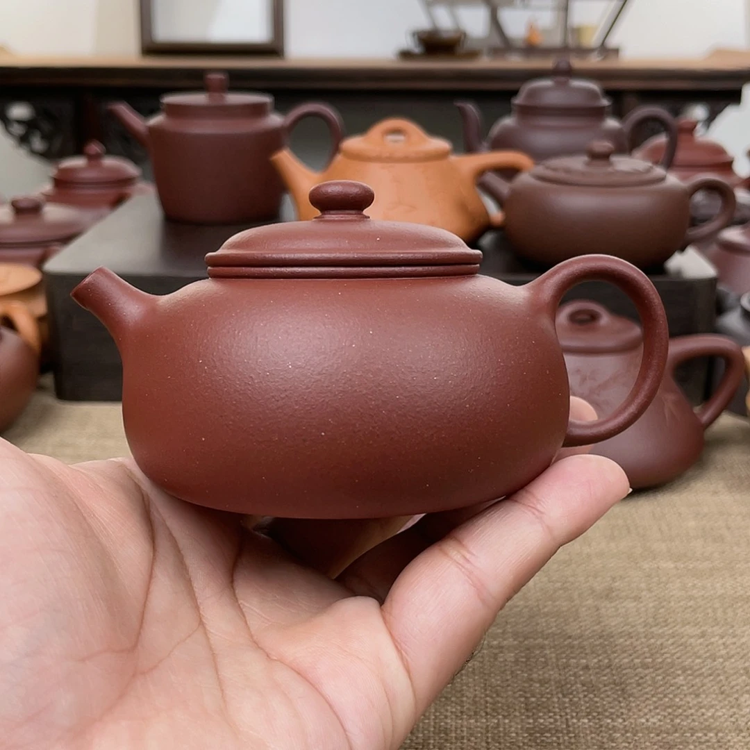 茶壶紫砂镜元 200cc 原矿底槽清
