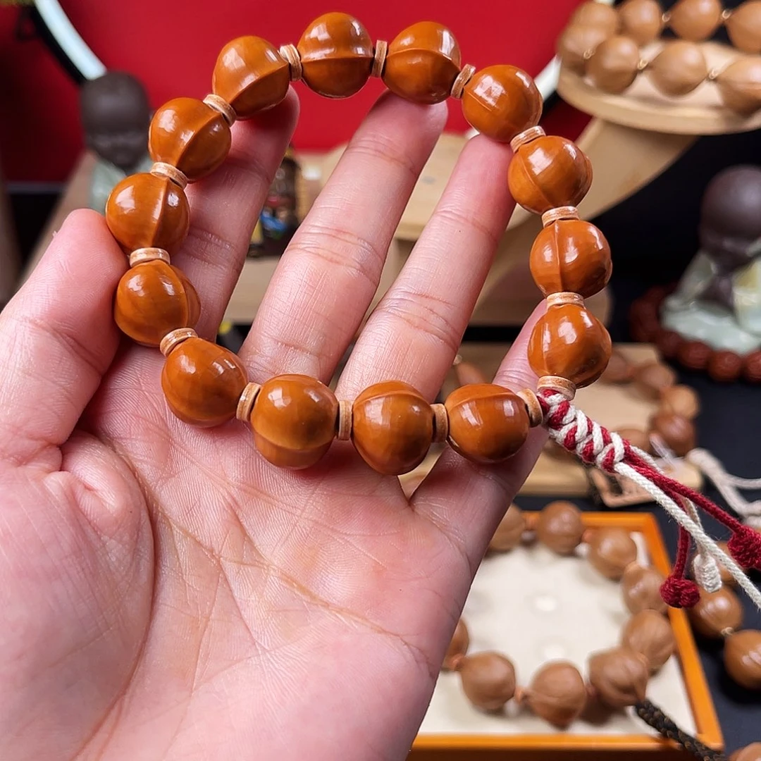 那***、橄榄核手串梅林铁核纯手工鲨鱼背橄榄核手串