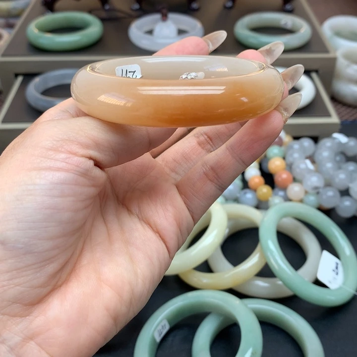 石英质玉手镯未镶嵌世***礼55