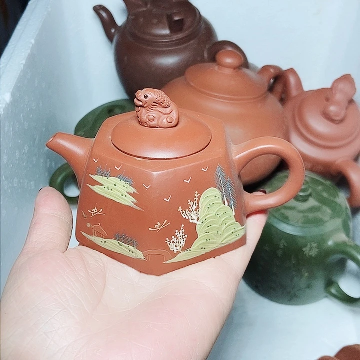 紫砂茶杯宜兴紫砂手工制作
