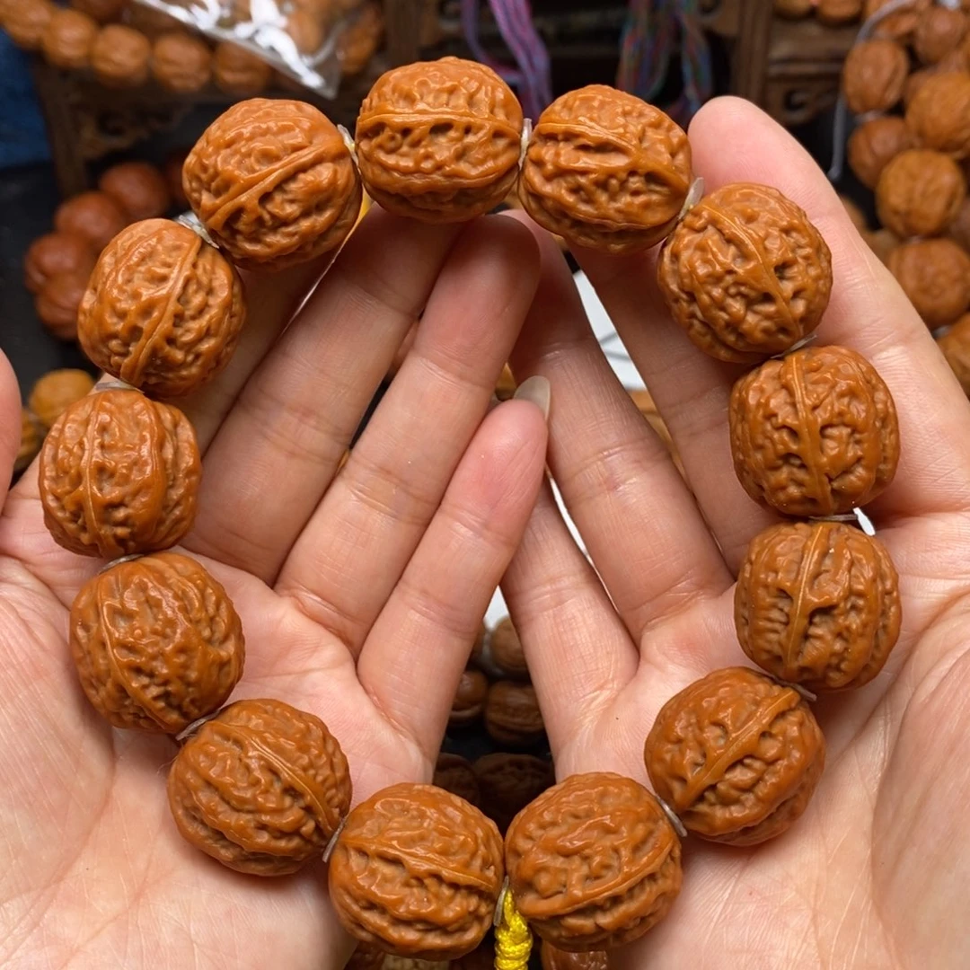 桃核手串麒麟金蝉