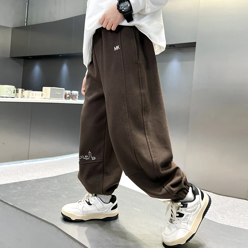 男童春秋款休闲裤2025新款春季时髦卫裤儿童网红【QSX-DR】A5051