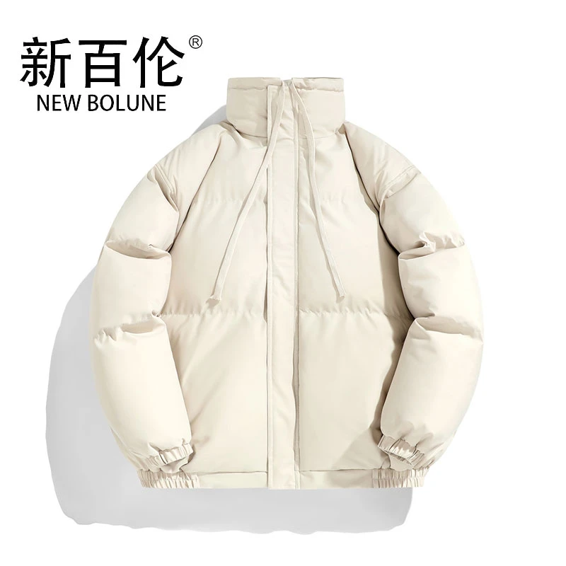 NEW BOLUNE/新百伦24新款美式高街加厚棉服情侣冬季棉上衣外套男
