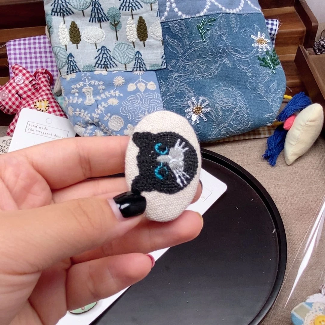 棉莱赛尔纤维手作发卡