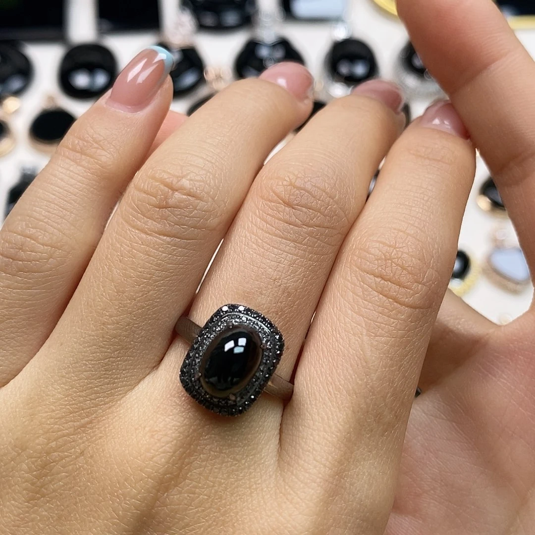 翡翠18K金镶嵌耳饰