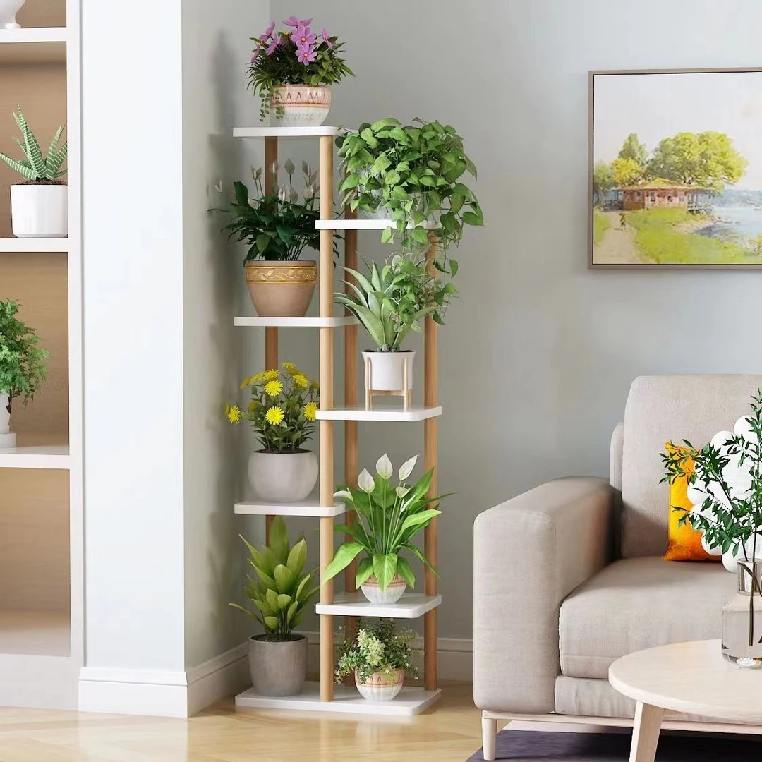 轻奢花架子客厅落地式高端新款阳台多层置物架室内绿萝植物摆放架