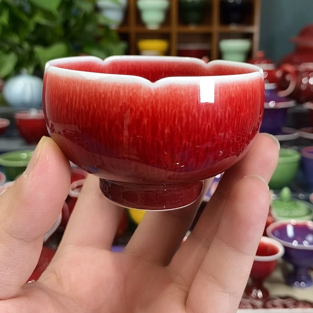 景德镇陶瓷浅行窑福利杯