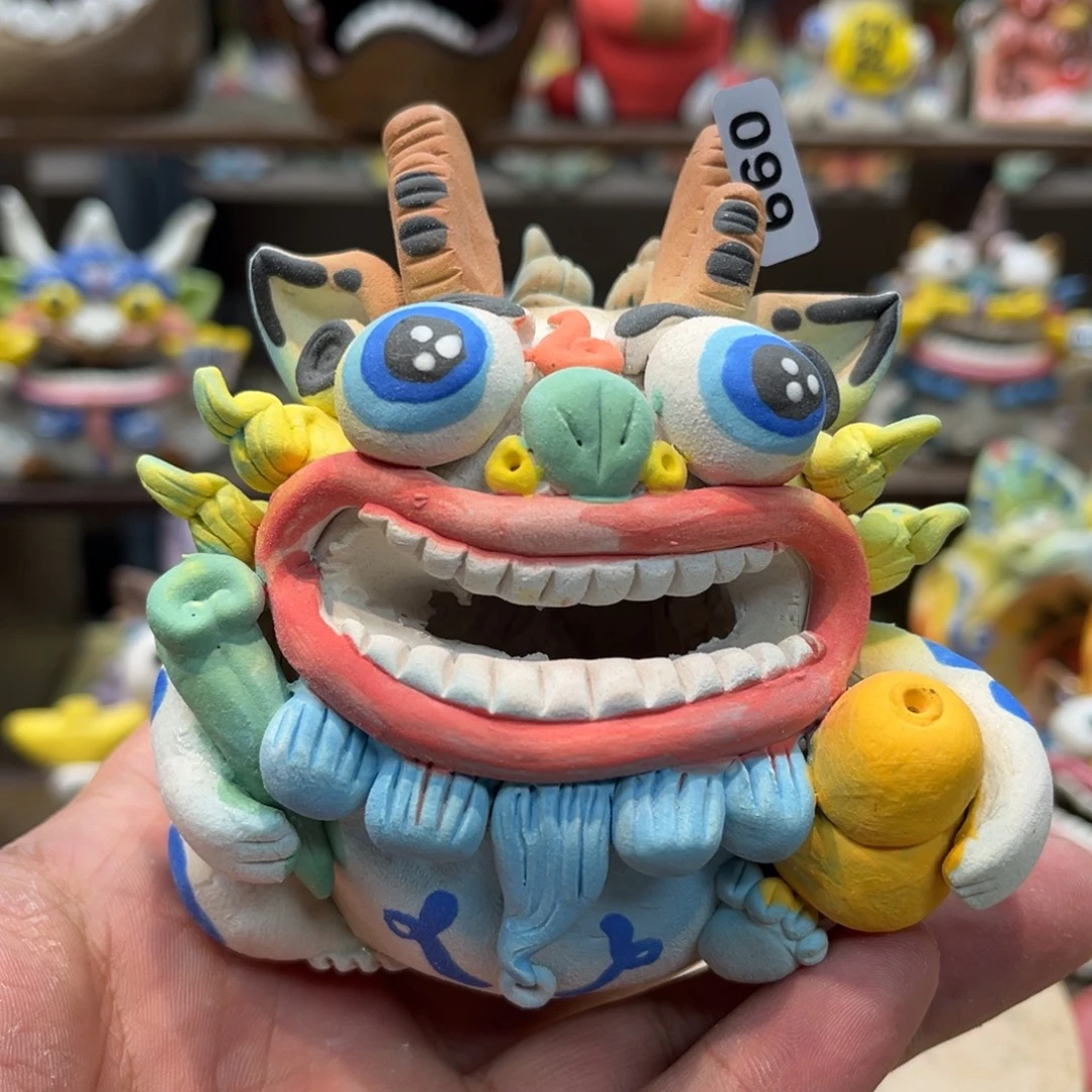 陶瓷纯手工抽象陶瓷摆件099