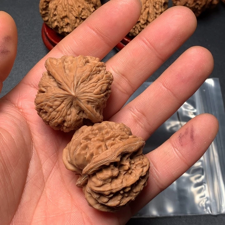 把件文玩核桃38凹底1464