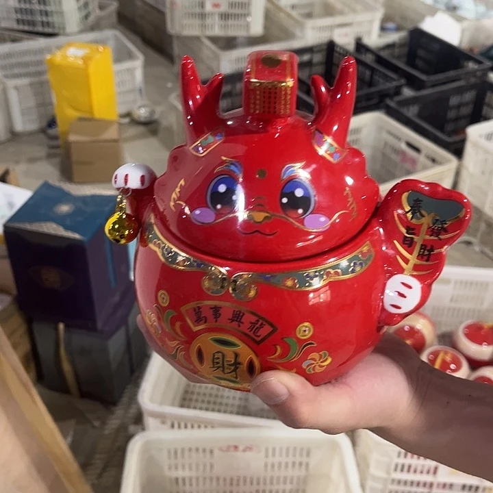 高档陶瓷茶叶罐储物罐密封罐！