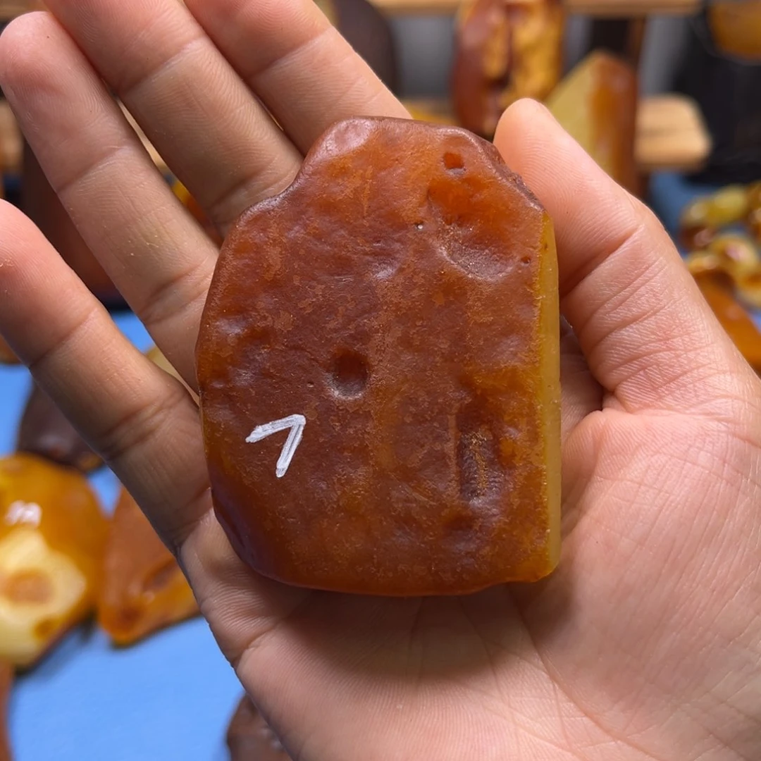 定制琥珀未镶嵌琥珀蜜蜡原石定制