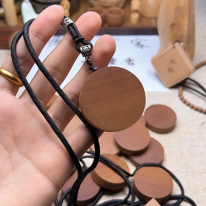 檀香木手串/手链圆牌（小）