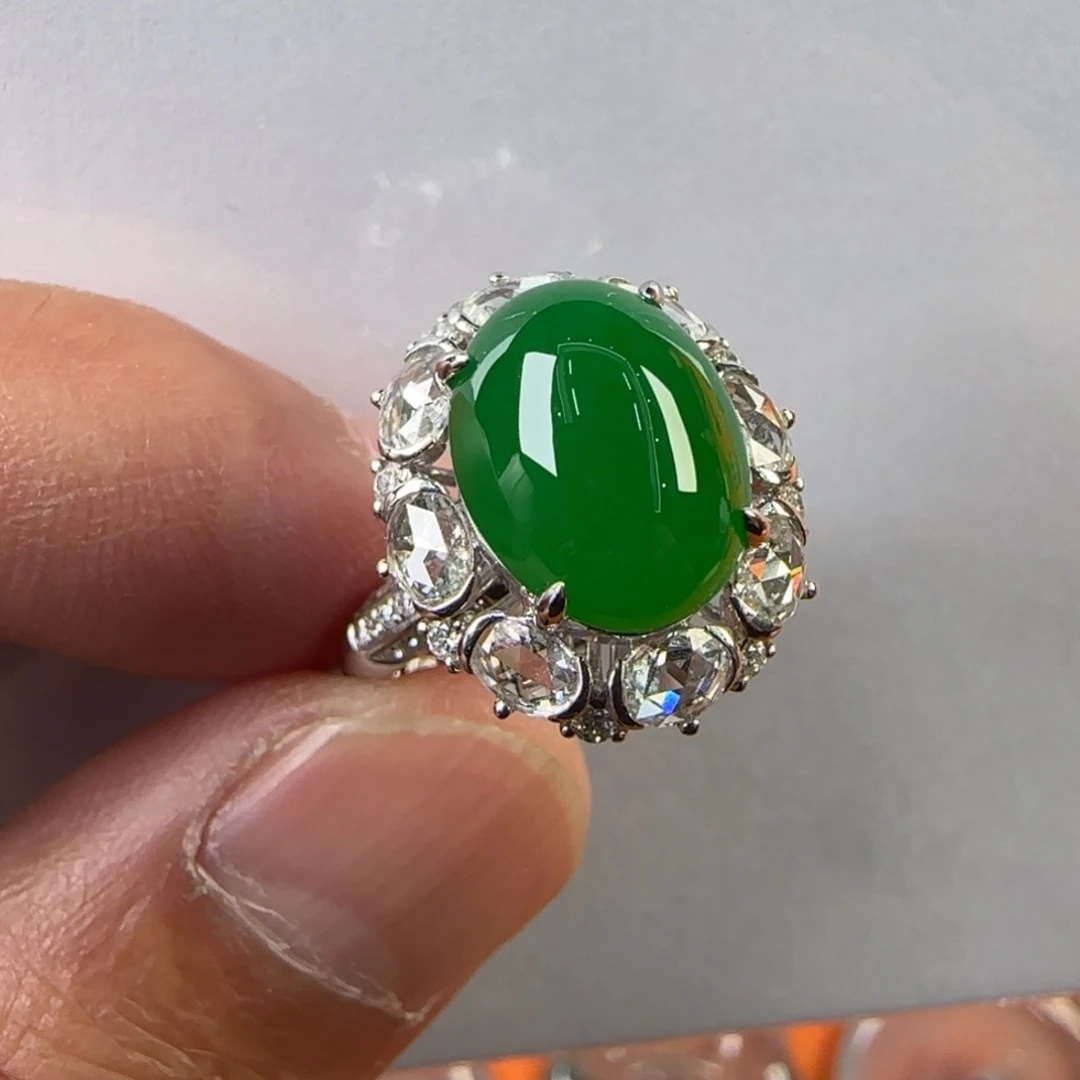 定制翡翠未镶嵌天然