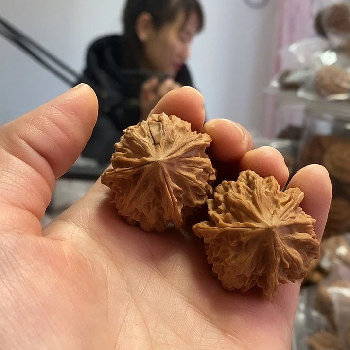 把件文玩核桃36歧山三棱