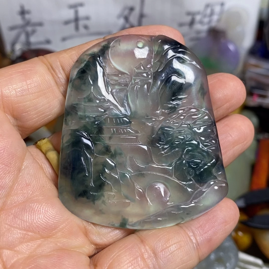 滴血莲花菩提吊坠