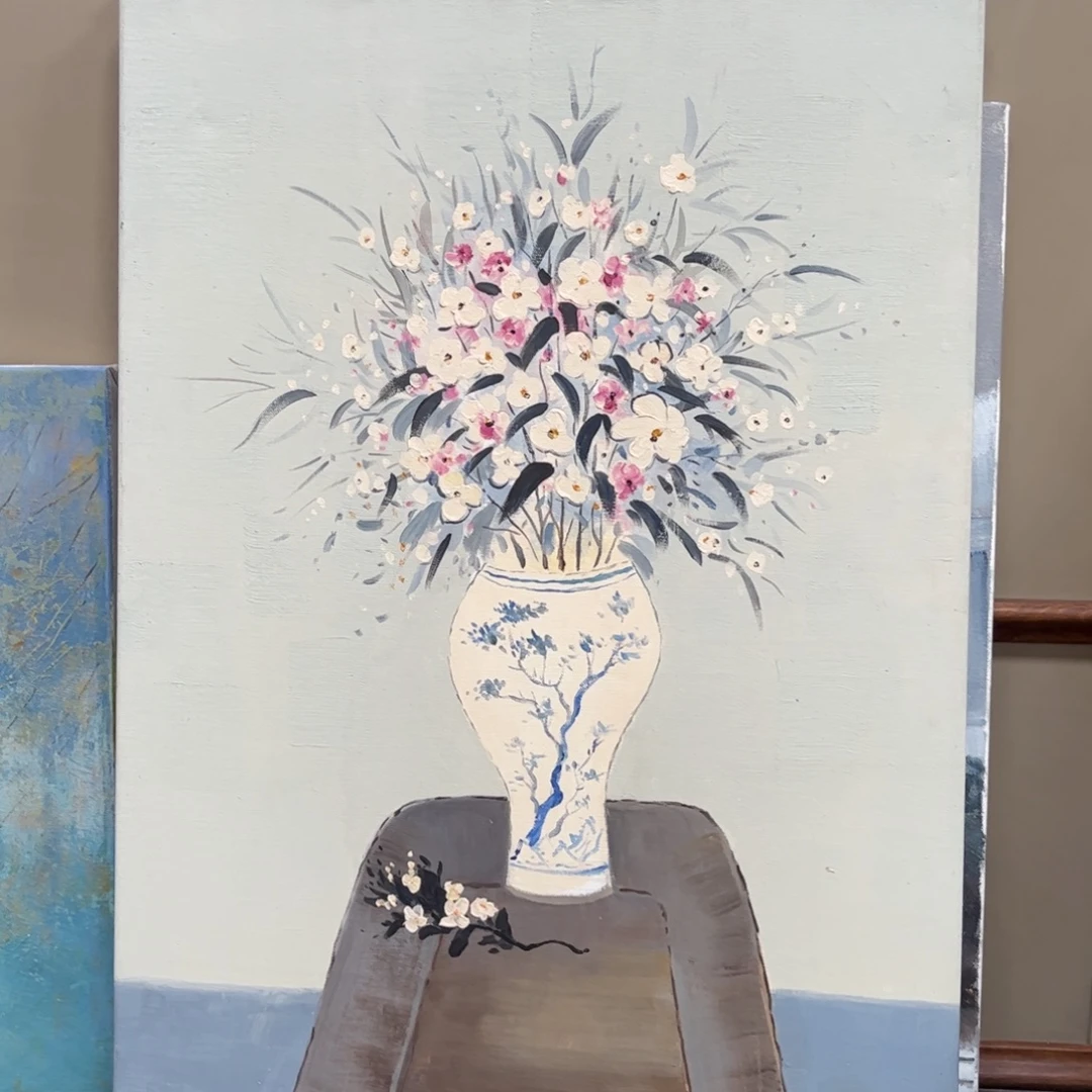 油画花卉纯手绘油画