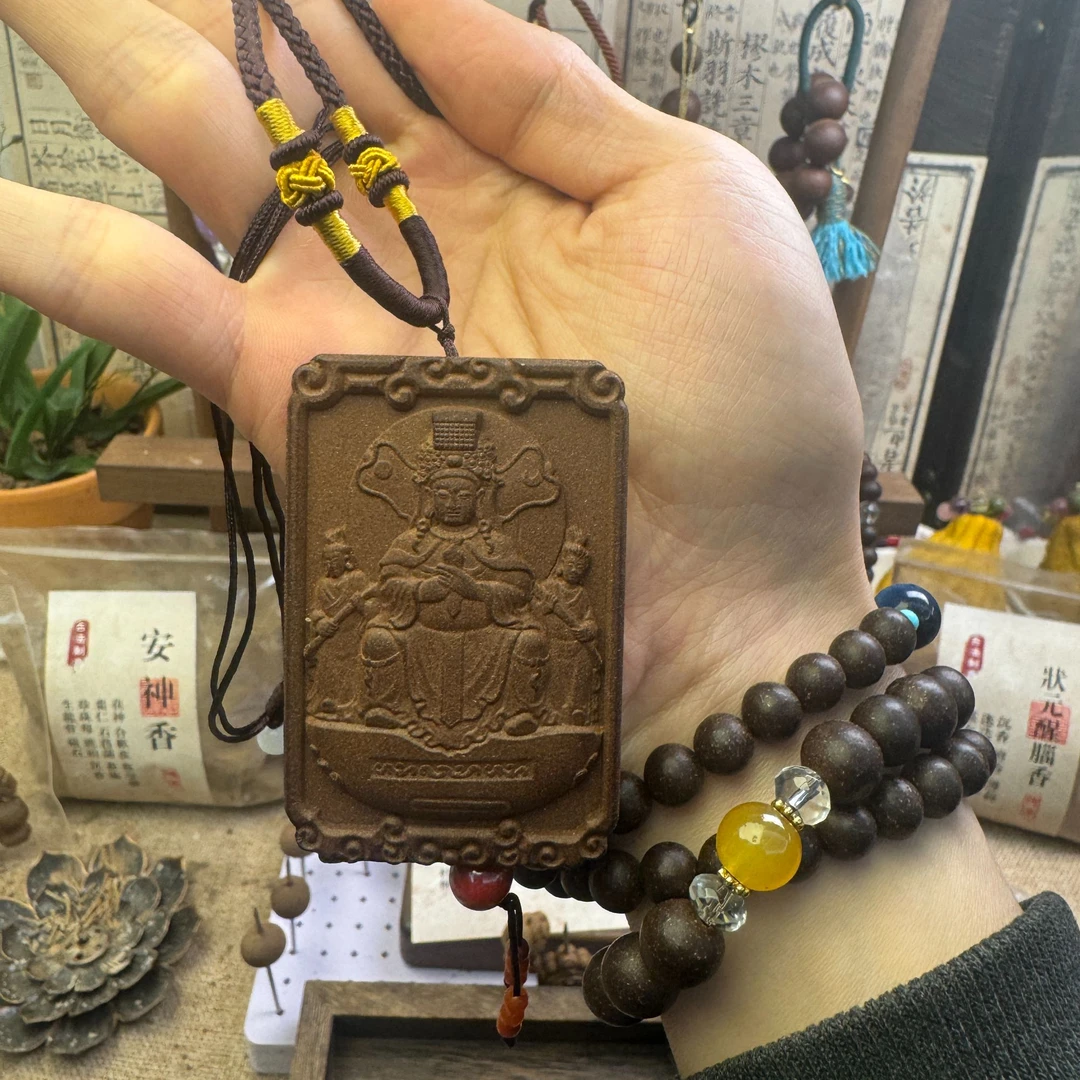 天然合香手串香牌葫芦挂坠刻字富婆桂花香纯手工制作香包吊坠车挂