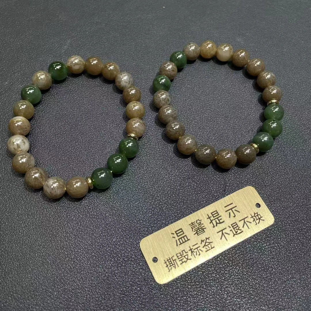 【胖】和田玉手串多样性发其一@k