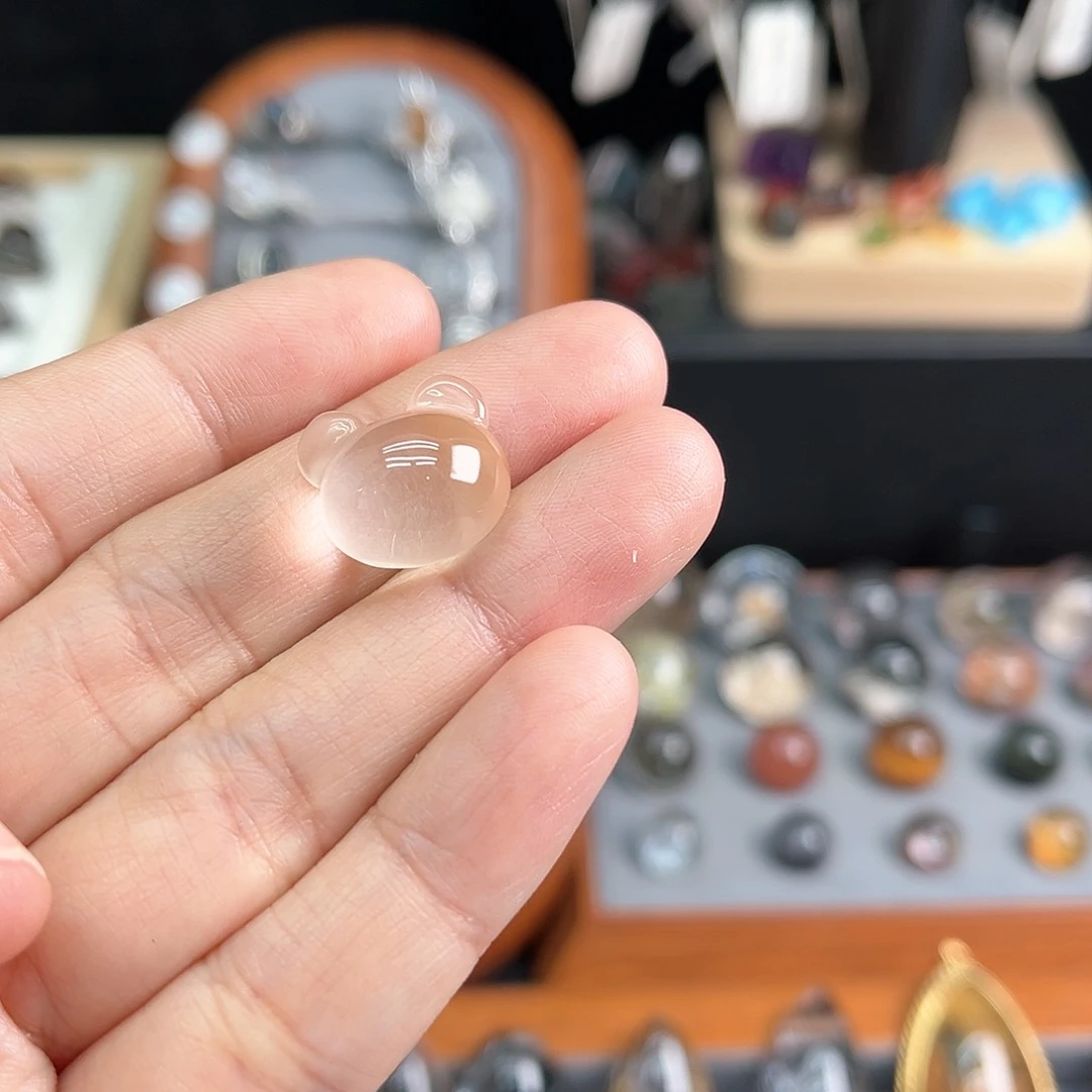 水晶配饰银S925镶嵌甘****味定制款不退换