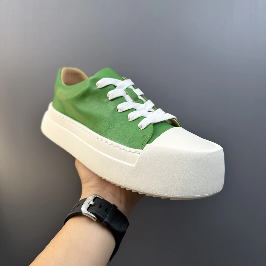 2025新款春季男士真皮复古小众运动百搭潮休闲经典低帮耐磨板鞋男