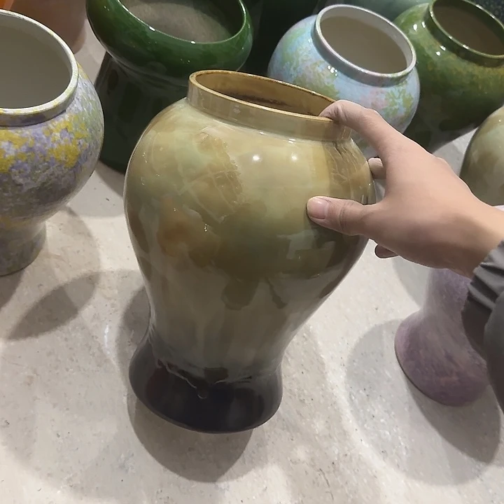 钧瓷手工艺品有孔孔