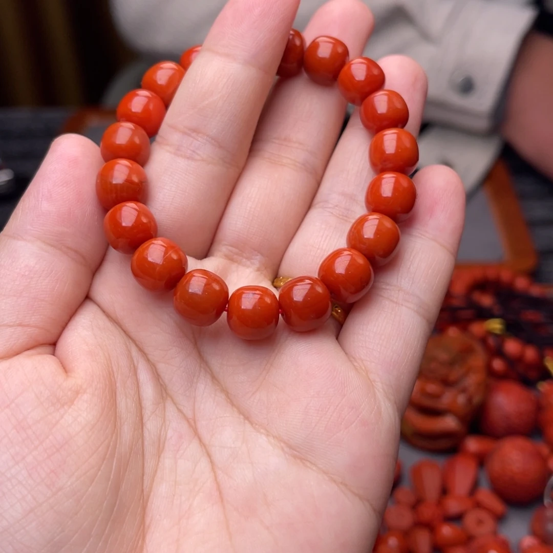 未镶嵌配饰卡10毫米南红玛瑙