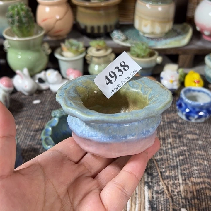 口5 手工花盆满30包邮