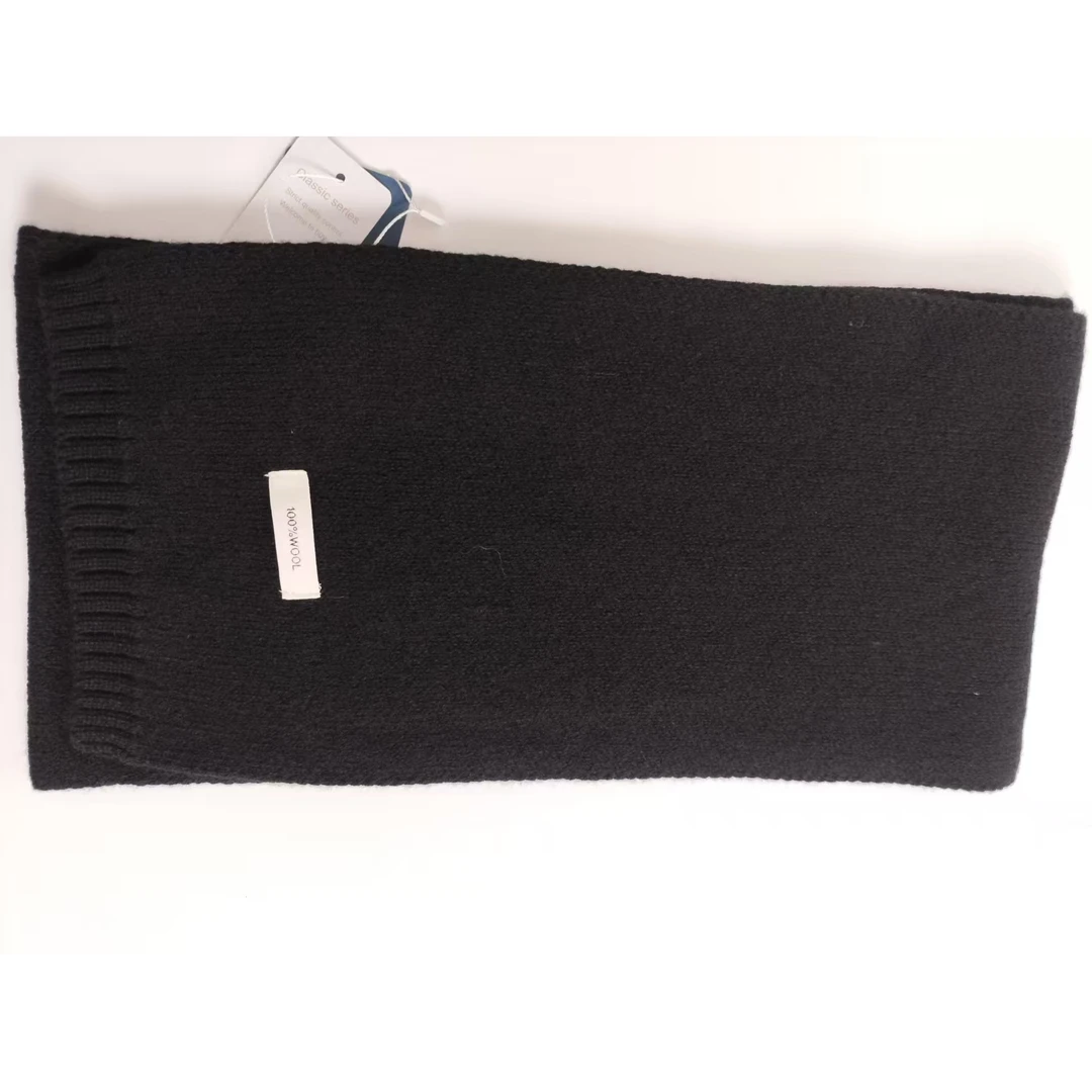 WJ108纯色百搭暖色羊毛围巾