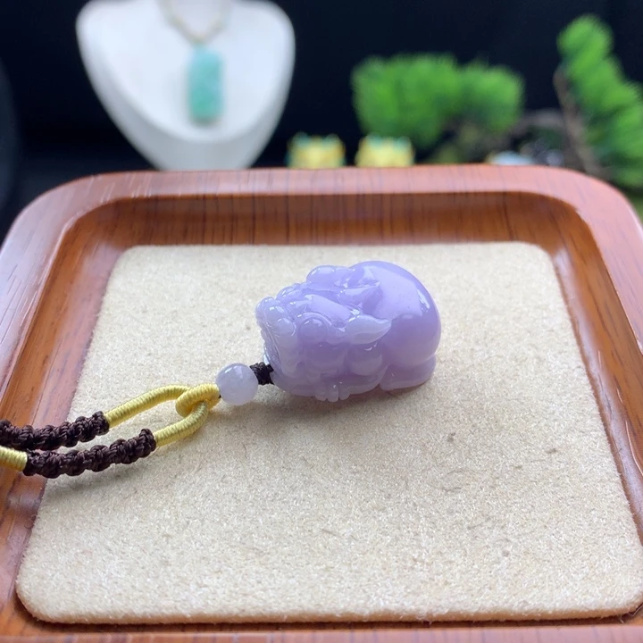 翡翠未镶嵌颈饰貔貅39