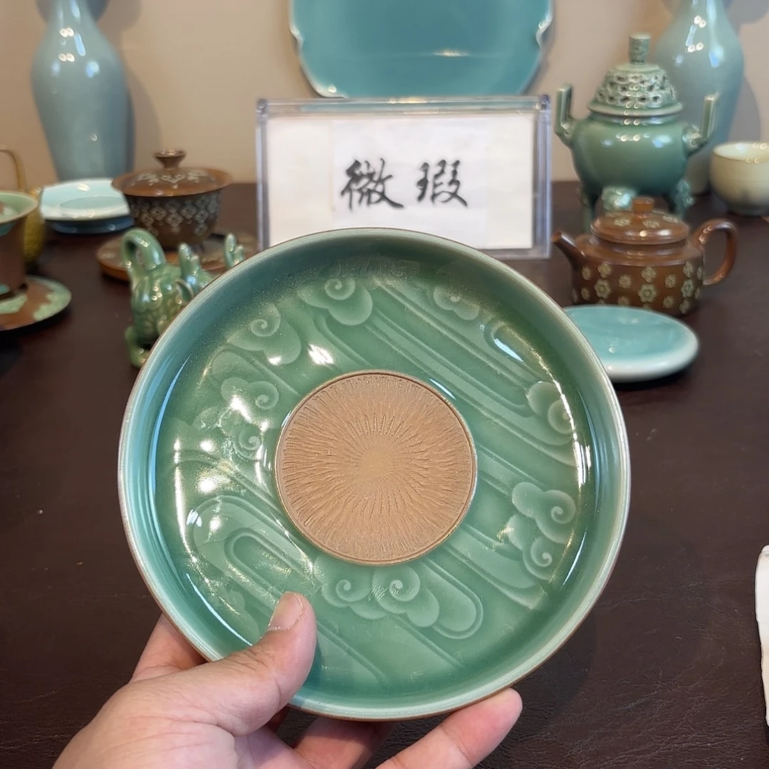 瓷片龙泉青瓷福利青瓷