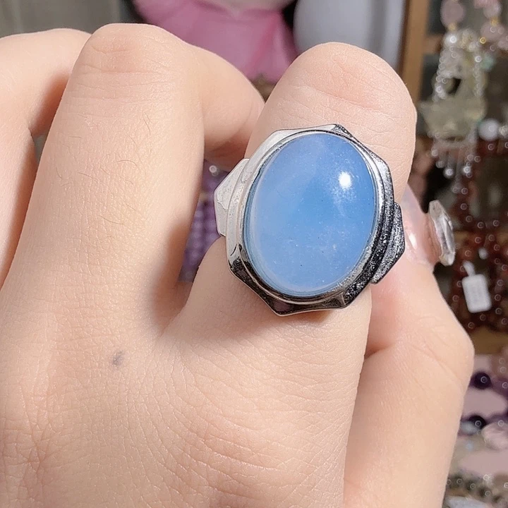 银S925镶嵌珠宝半成品水晶
