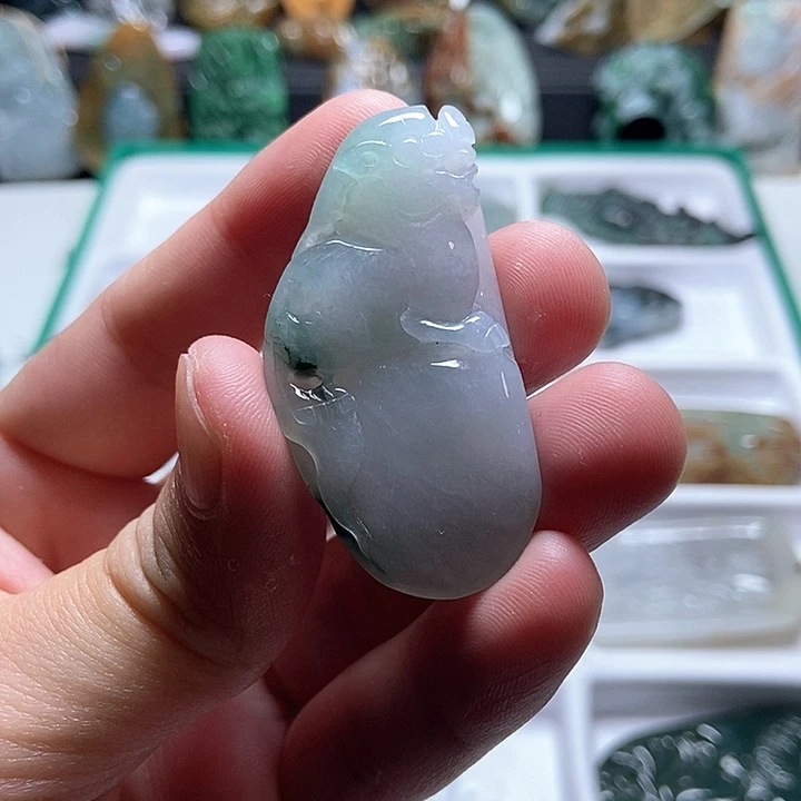 翡翠未镶嵌颈饰翡翠a货