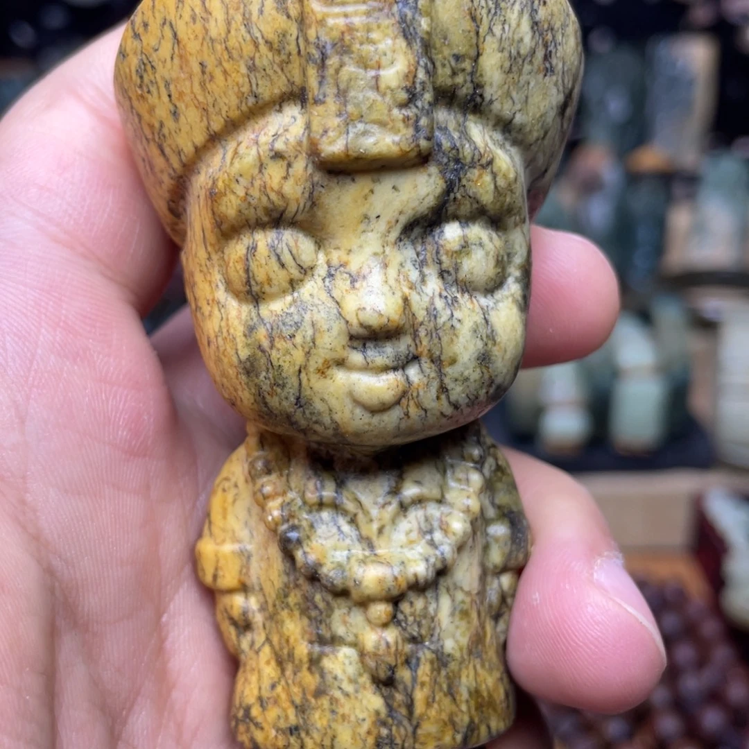 岫岩河磨玉（透闪石质玉）未镶嵌颈饰