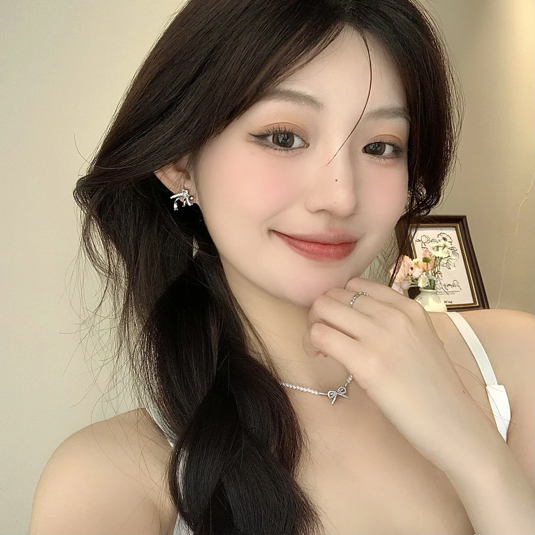 FULL GIRLISH耳环00452精致蝴蝶小众简约耳环