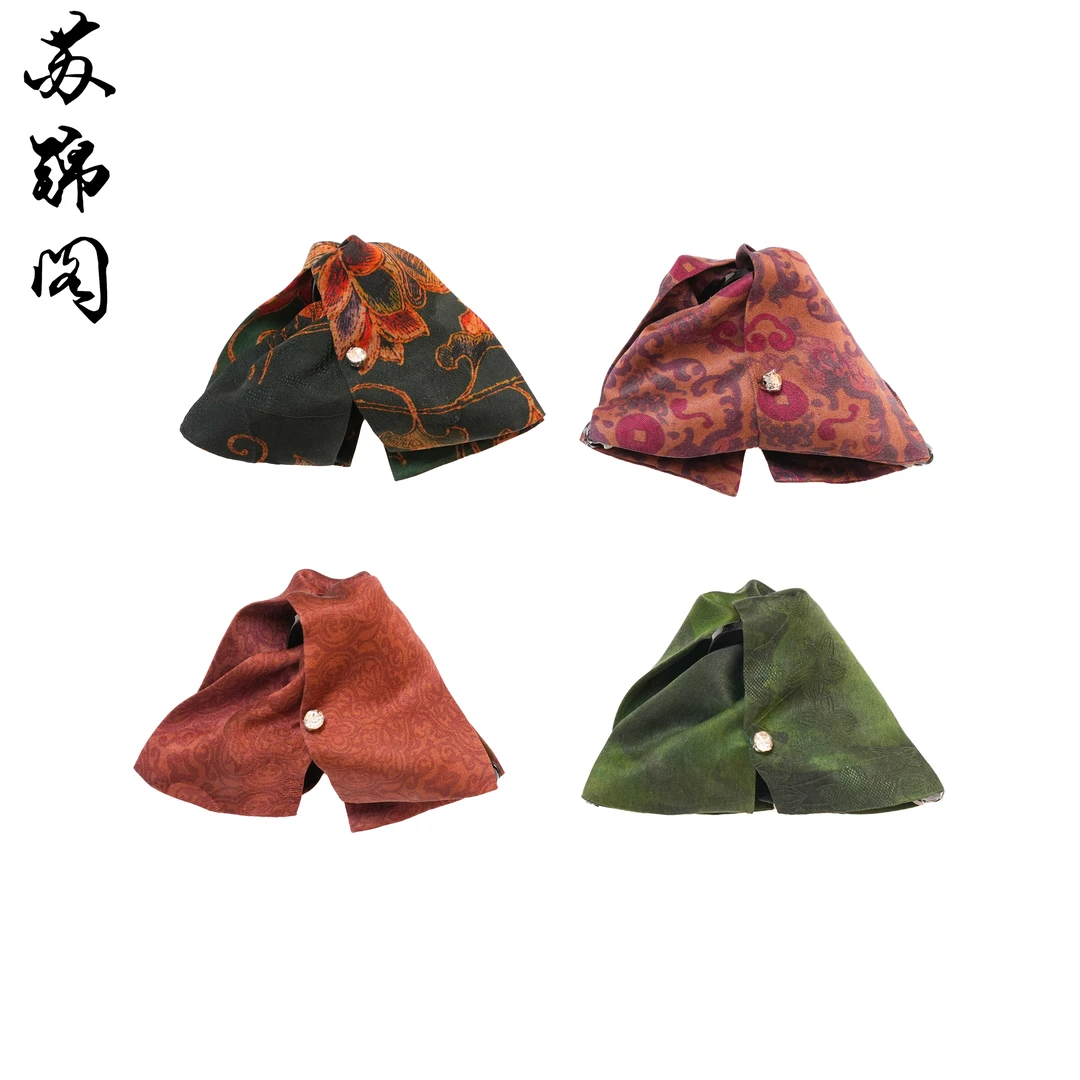 2115-花卉女中式复古港风发夹国潮百搭女童时尚简约束发甜美气质