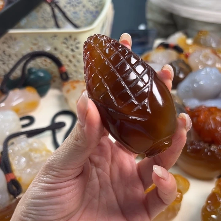 玛瑙/玉髓吊坠(不含链)未镶嵌