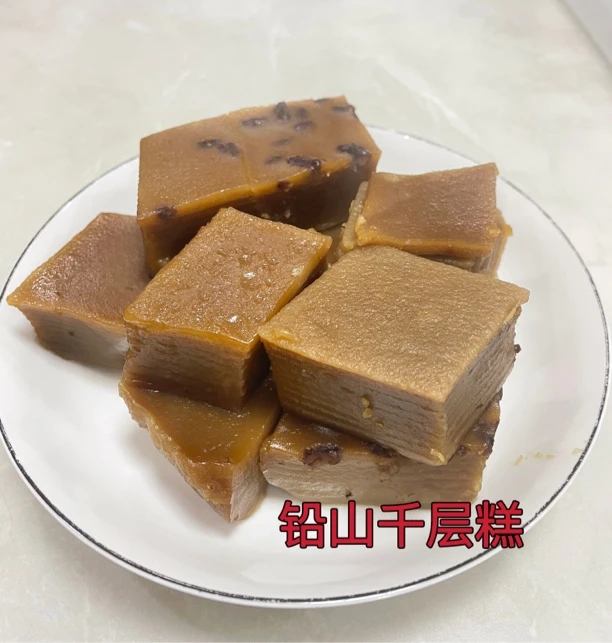 铅山红糖千层糕地方传统小吃蒸糕