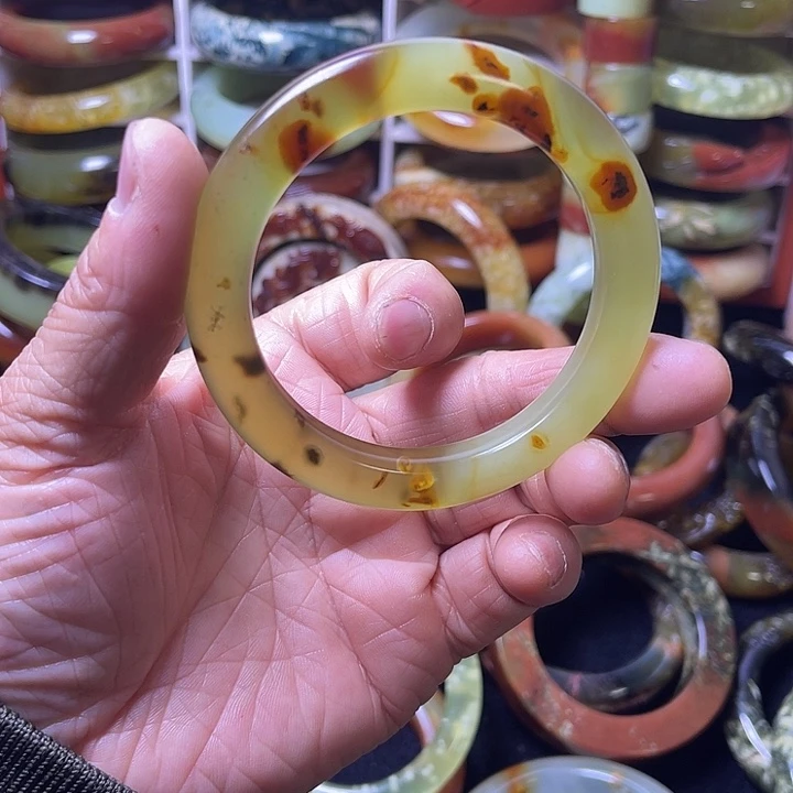 蛇纹石玉合金手镯