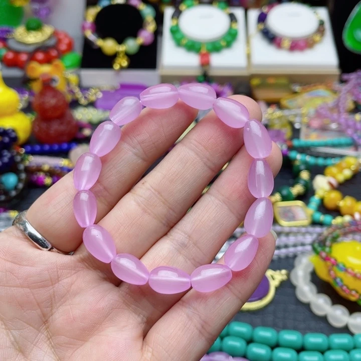 树脂制品4号紫色手链