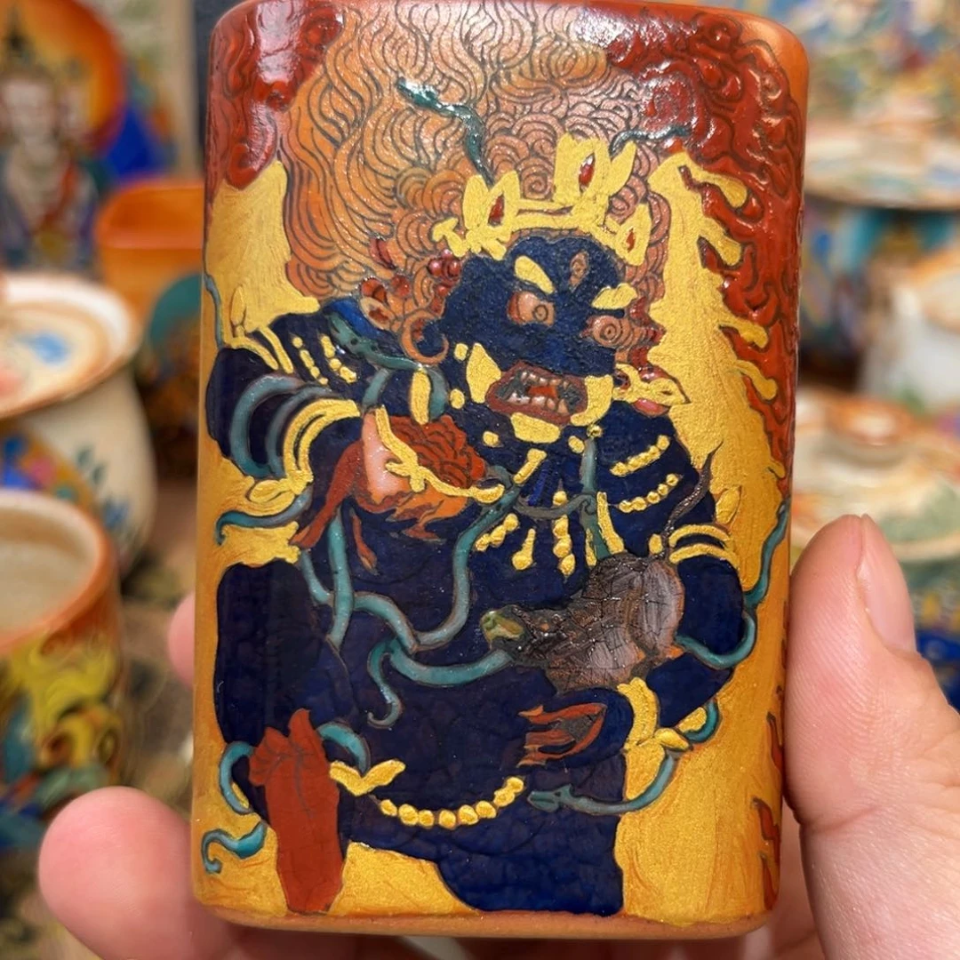 手工制作黑财神杯