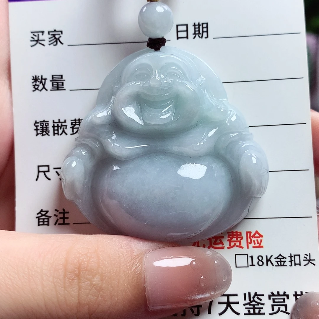 颈饰未镶嵌翡翠佛公06