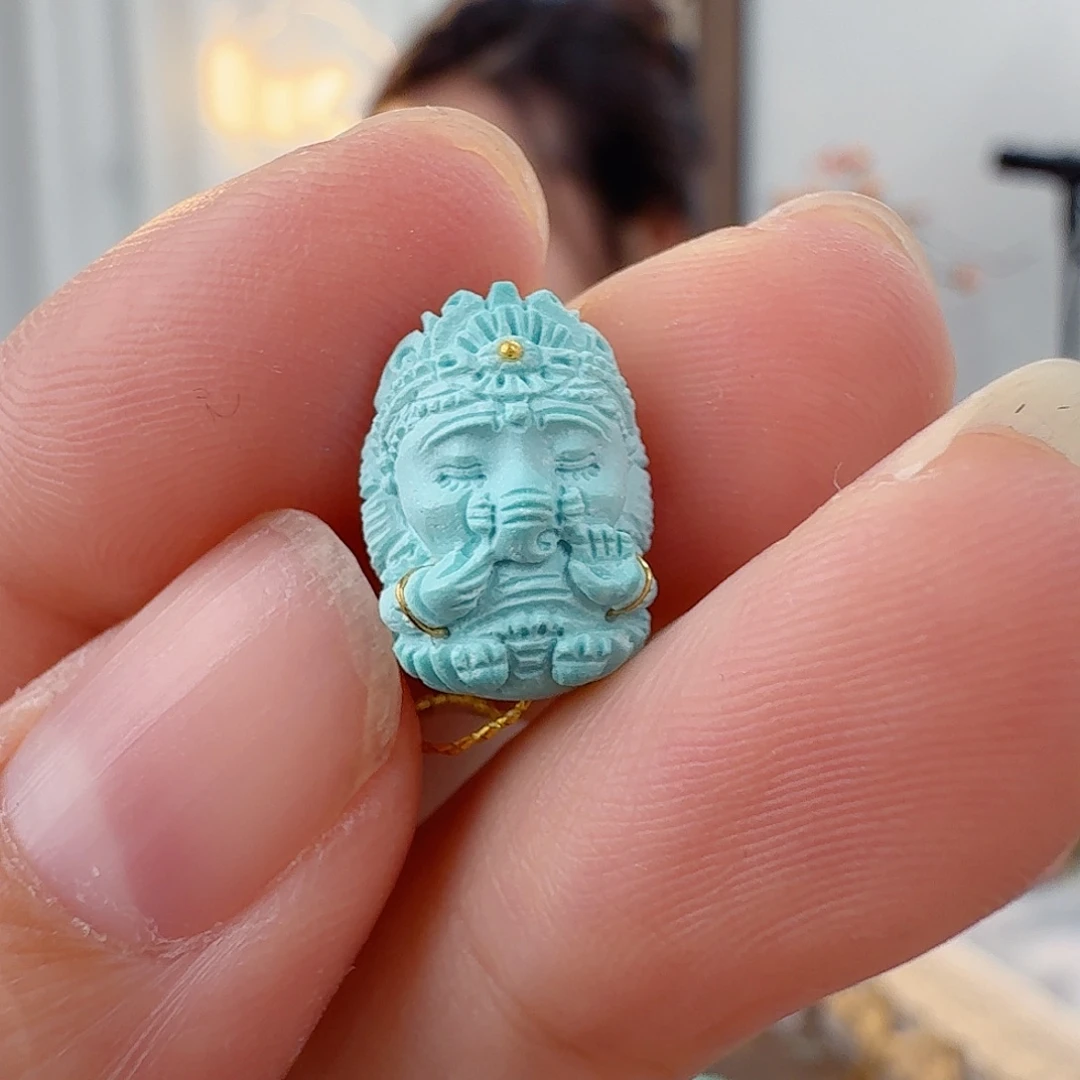 绿松石未镶嵌珠宝半成品