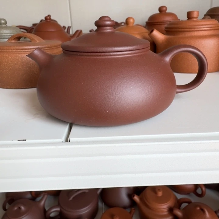 紫砂茶杯底槽清寒江200cc