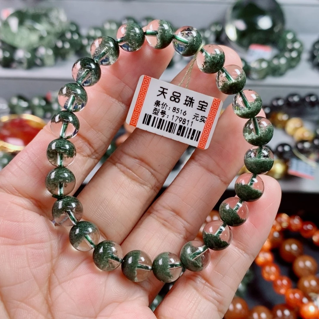 未镶嵌手链水晶绿幽灵手链179811